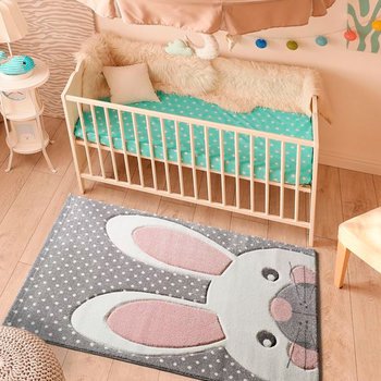 Alfombras 100% Polipropileno HEAT-SET FRISÈ Alfombra infantil rabbit
